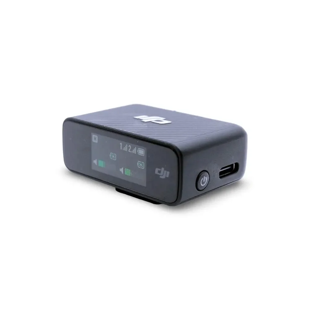 DJI Mic (2 TX + 1 RX + Charging Case), Wireless Lavalier Microphone